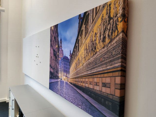 Schallabsorber Magnetwand und Motivdruck beim IHK Bildungszentrum